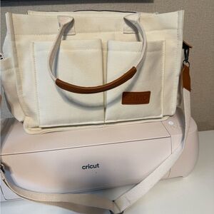 Cream Canvas Tote Bag